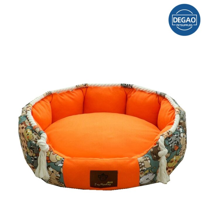 Item No.: DGP226H612 Item Name: Orange Pet Bed Material: PP Cotton Item Size: M: 450*450*160mm Remark: 1) M: 450*450*160mm L: 500*550*200mm XL: 650*650*200mm 2) Customization accept. #Degao #PetSupplies #dog #petbed #Orange www.DegaoPetSupplies.com