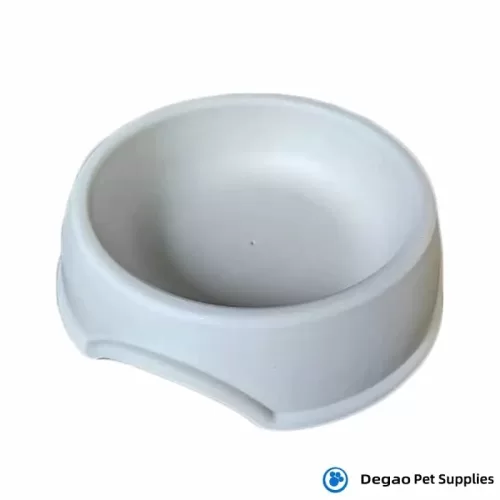 Item No.: DGG220512GR Item Name: Gray Dog Bowl Material: PP Item Size: Ø14*4cm Remark: 1) Customization accept.