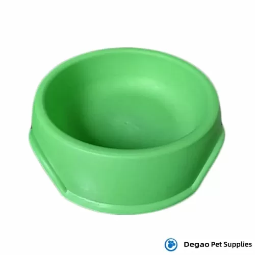 Item No.: DGG220512G Item Name: Green Dog Bowl Material: PP Item Size: Ø14*4cm Remark: 1) Customization accept.