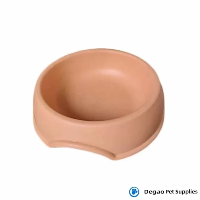 Item No.: DGG220512O Item Name: Orange Dog Bowl Material: PP Item Size: Ø14*4cm Remark: 1) Customization accept.