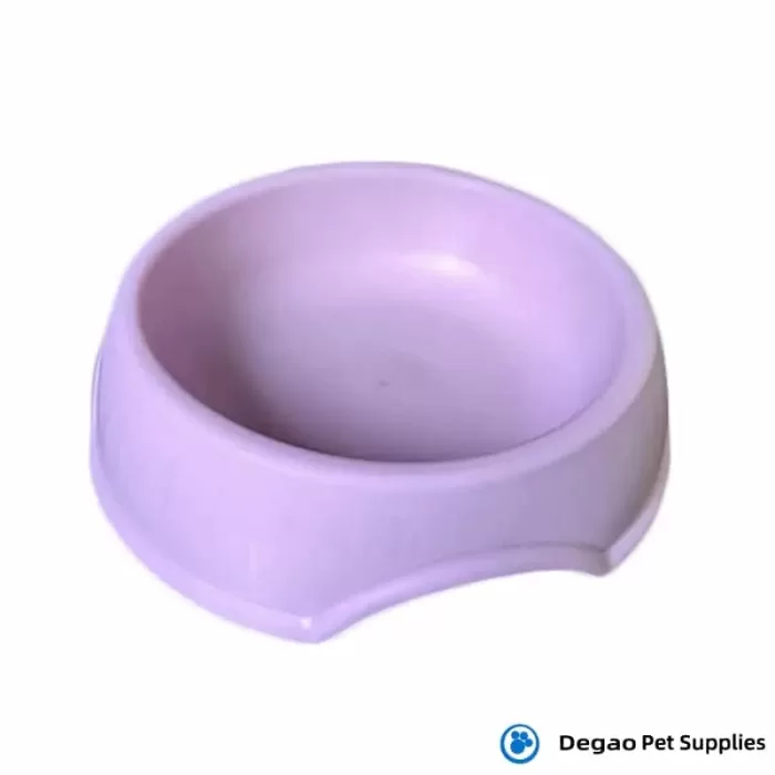 Item No.: DGG220512PU Item Name: Purple Dog Bowl Material: PP Item Size: Ø14*4cm Remark: 1) Customization accept.