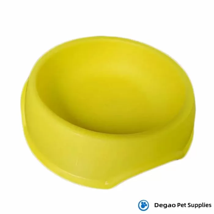 Item No.: DGG220512Y Item Name: Yellow Dog Bowl Material: PP Item Size: Ø14*4cm Remark: 1) Customization accept.