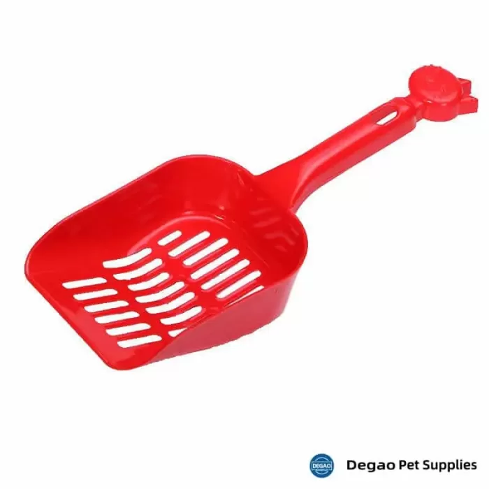 Item No.: DGP226D212 Item Name: Red Cat Litter Shovel Material: Plastic Item Size: 200*85mm Remark: 1) Customization accept.