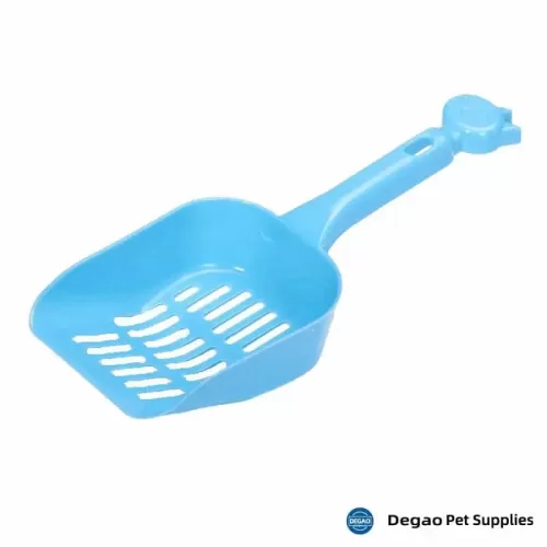 Item No.: DGP226D213 Item Name: Blue Cat Litter Shovel Material: Plastic Item Size: 200*85mm Remark: 1) Customization accept.