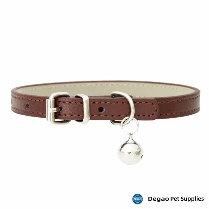 Item No.: DGP226G315 Item Name: Coffee Leather Pet Collar Material: PU Leather, Metal Buckle Item Size: 15*300mm Remark: 1) Customization accept.