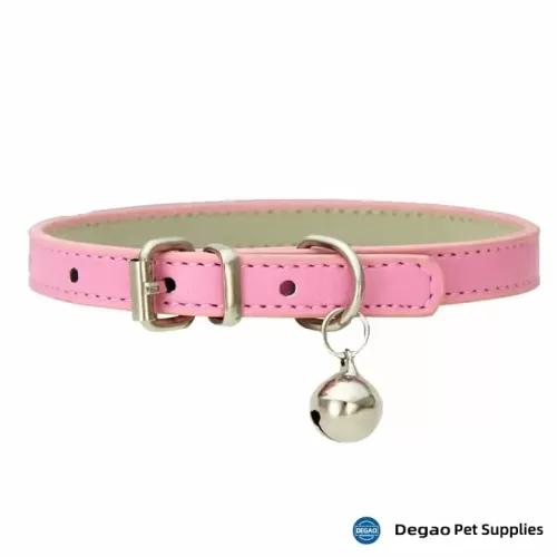 Item No.: DGP226G323 Item Name: Pink Leather Pet Collar Material: PU Leather, Metal Buckle Item Size: 15*300mm Remark: 1) Customization accept.