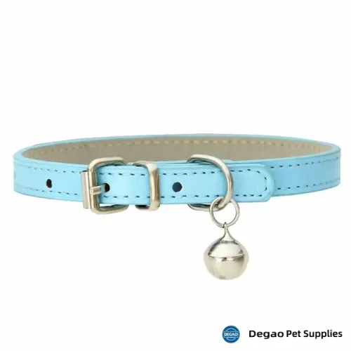 Item No.: DGP226G326 Item Name: Sky Blue Leather Pet Collar Material: PU Leather, Metal Buckle Item Size: 15*300mm Remark: 1) Customization accept.